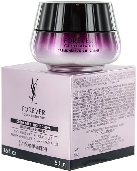 forever ysl crema migliore|Yves Saint Laurent Forever Youth Liberator Night Cream Review.